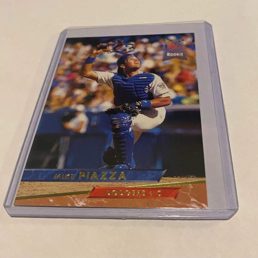 Mike Piazza RC Rookie 1993 Fleer Ultra Baseball Card Vintage